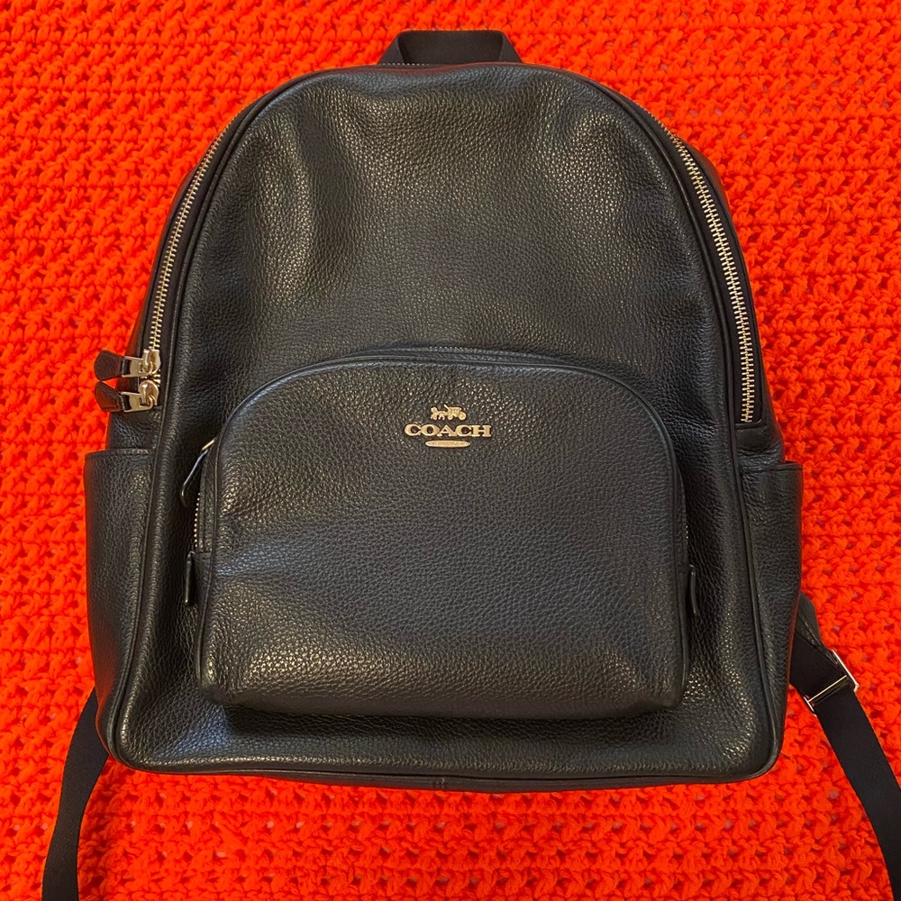 Coach genuine leather backpack